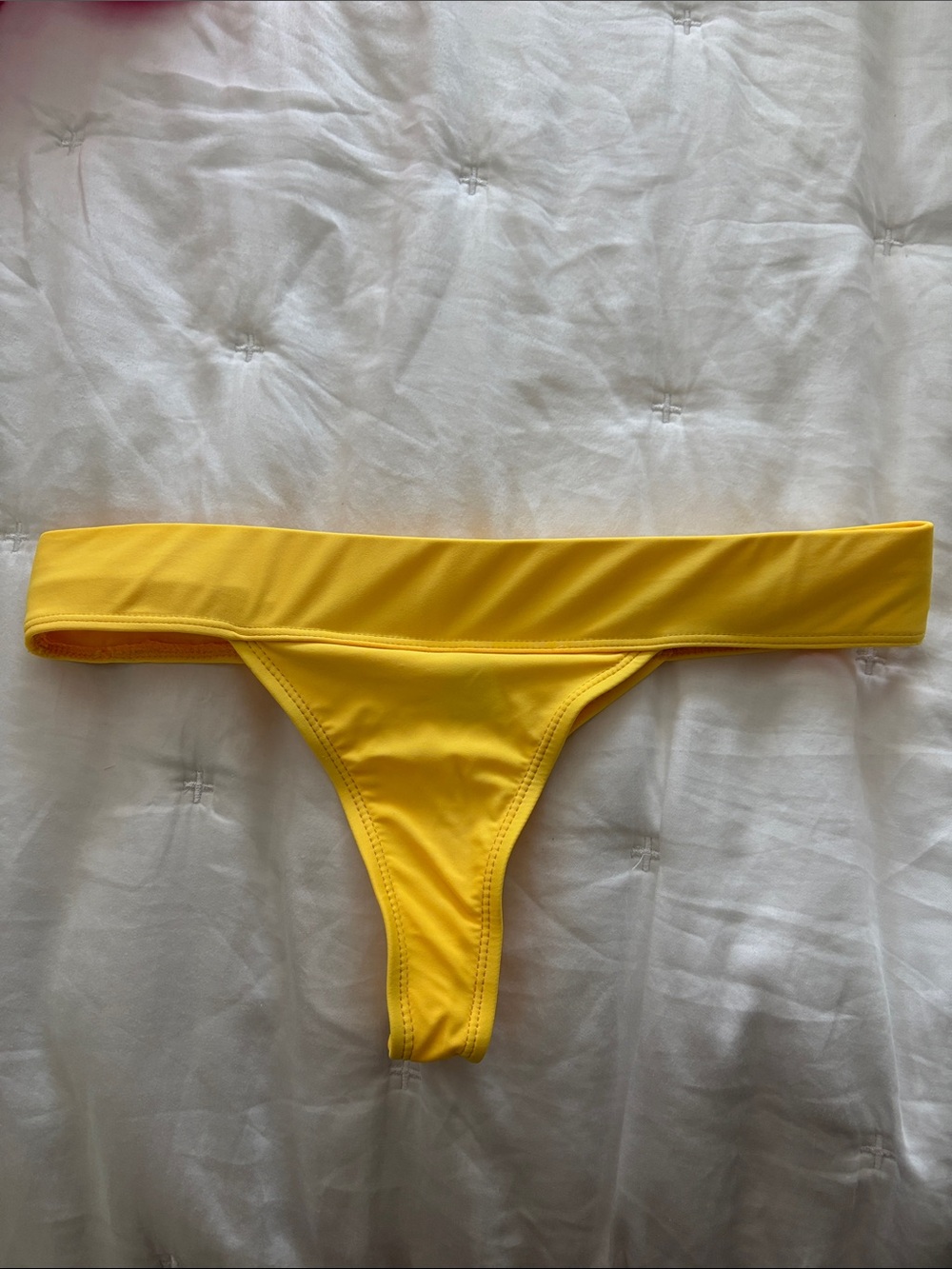 BoutineLA‎ Yellow Thong Bikini Bottoms
